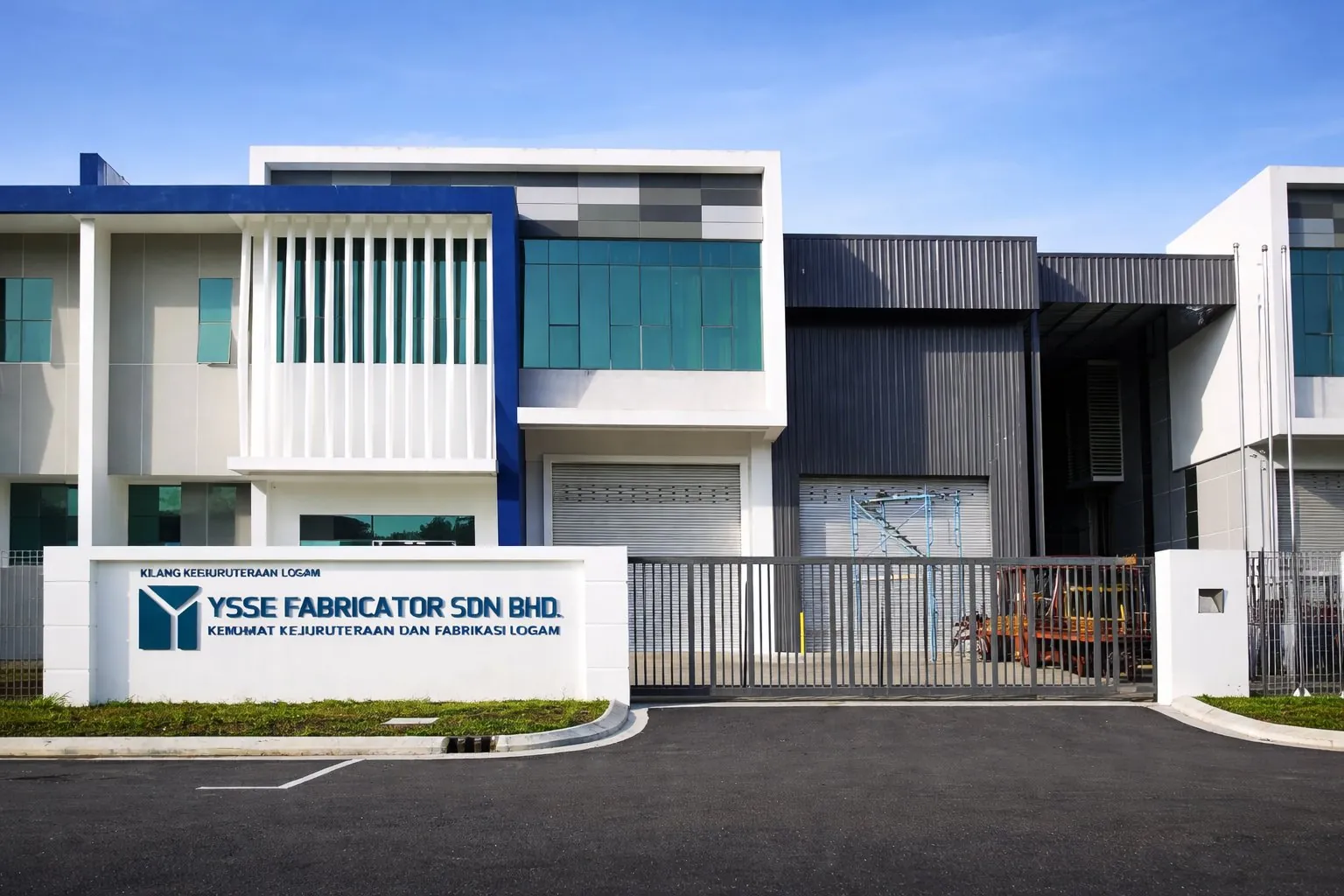 YSSE Fabricator headquarters and workshop in Ulu Tiram, Johor Bahru
